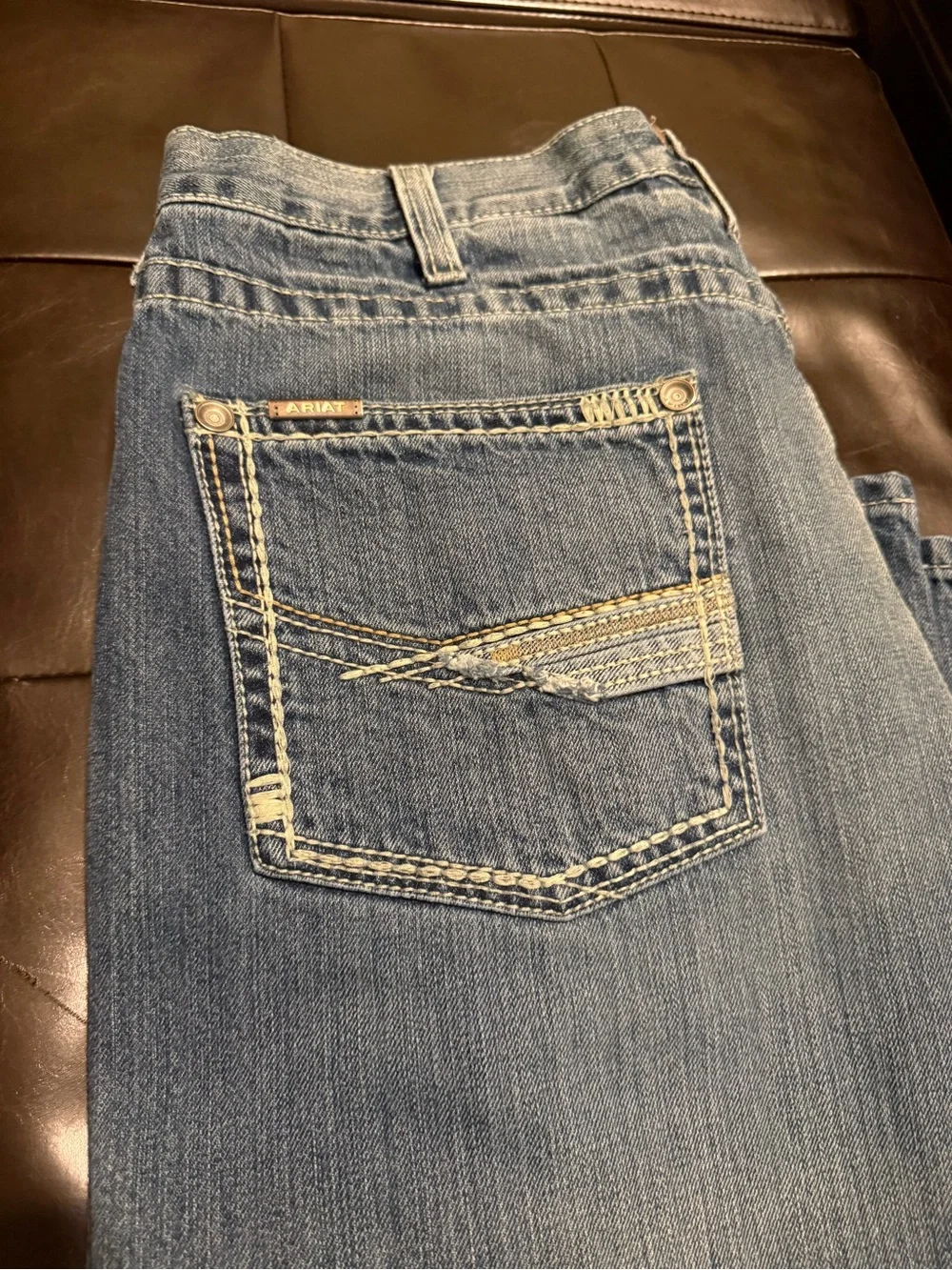 Ariat Men’s Bootcut Jeans - Medium Blue Wash
